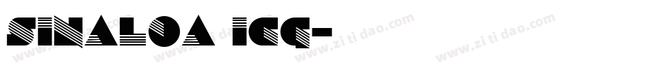 Sinaloa ICG字体转换